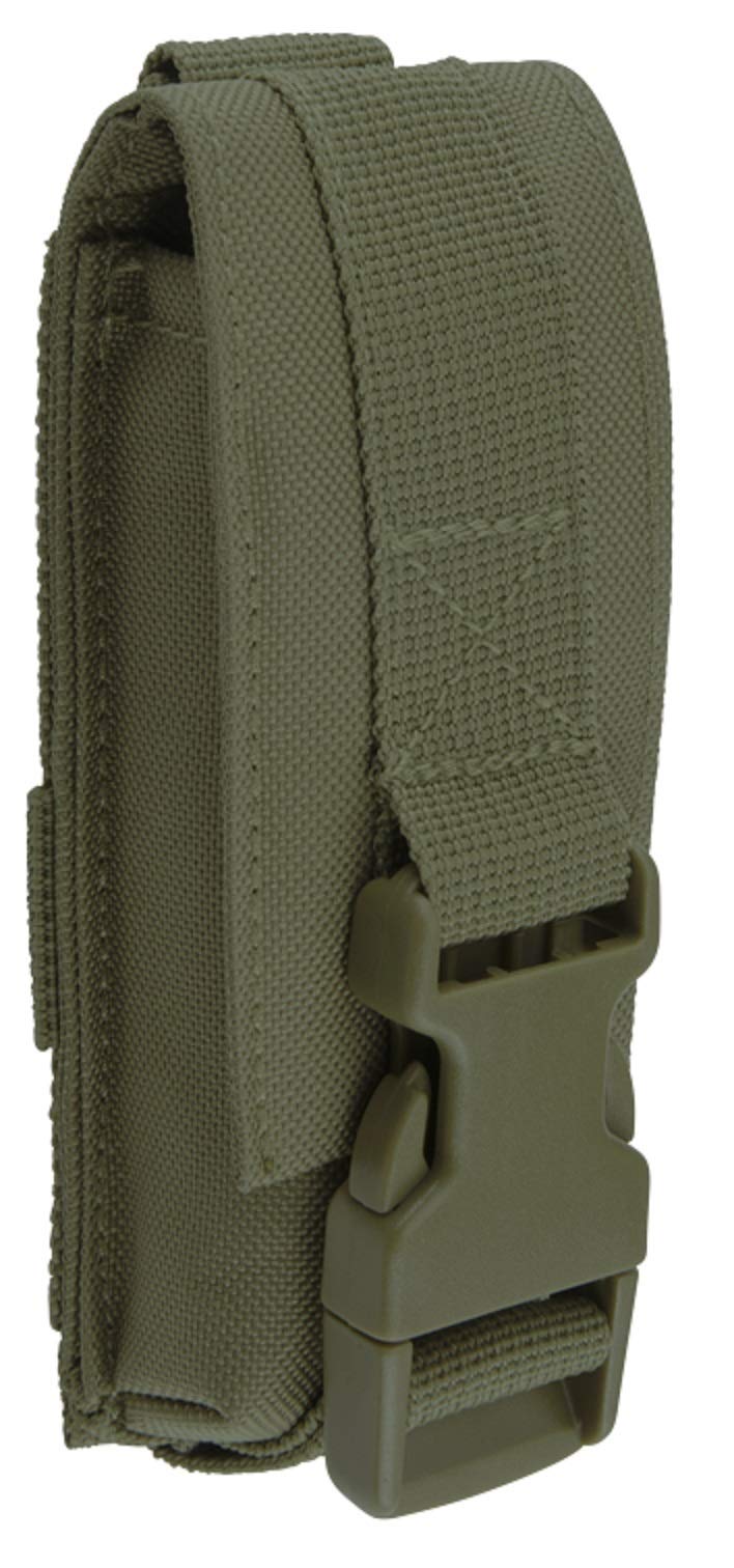 Brandit MOLLE Multi Pouch – Medium, Olive Green, Tactical Utility Bag