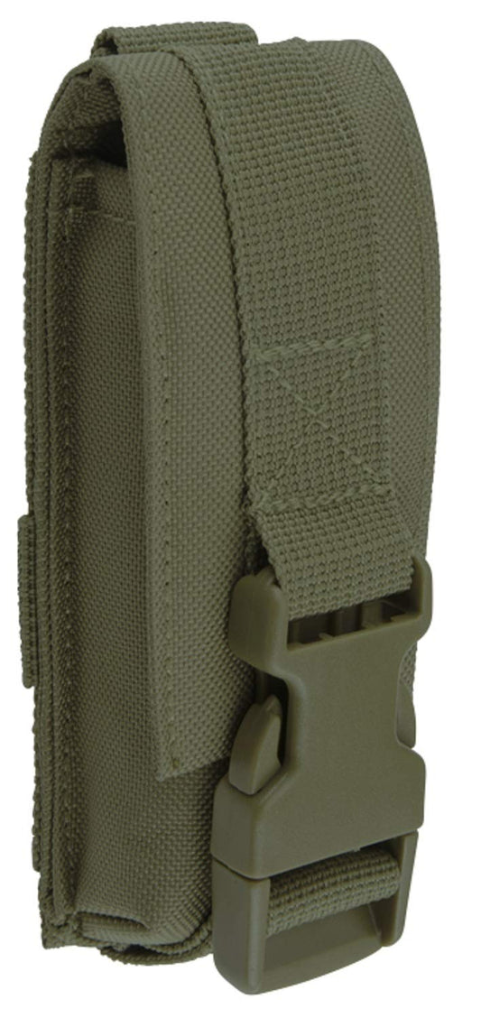 Brandit MOLLE Multi Pouch – Medium, Olive Green, Tactical Utility Bag