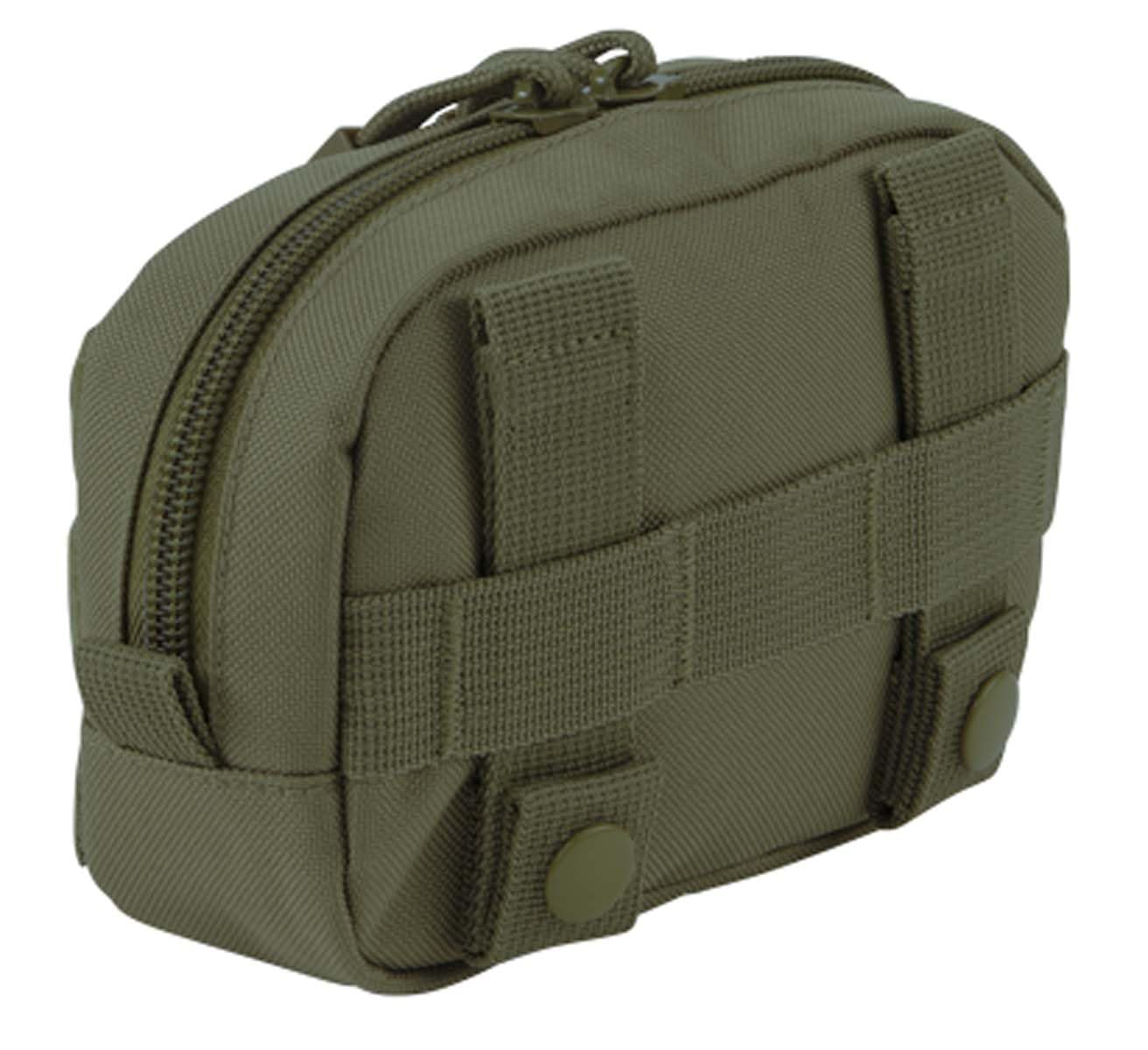 Brandit MOLLE Compact Pouch – Olive Green, One Size, Tactical Utility Bag