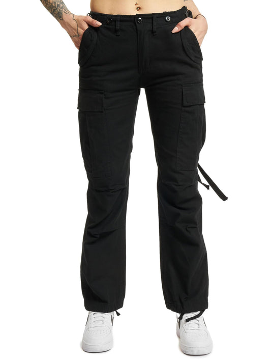 Brandit Women’s M65 Pants Black Size 27 – Military Cargo Trousers
