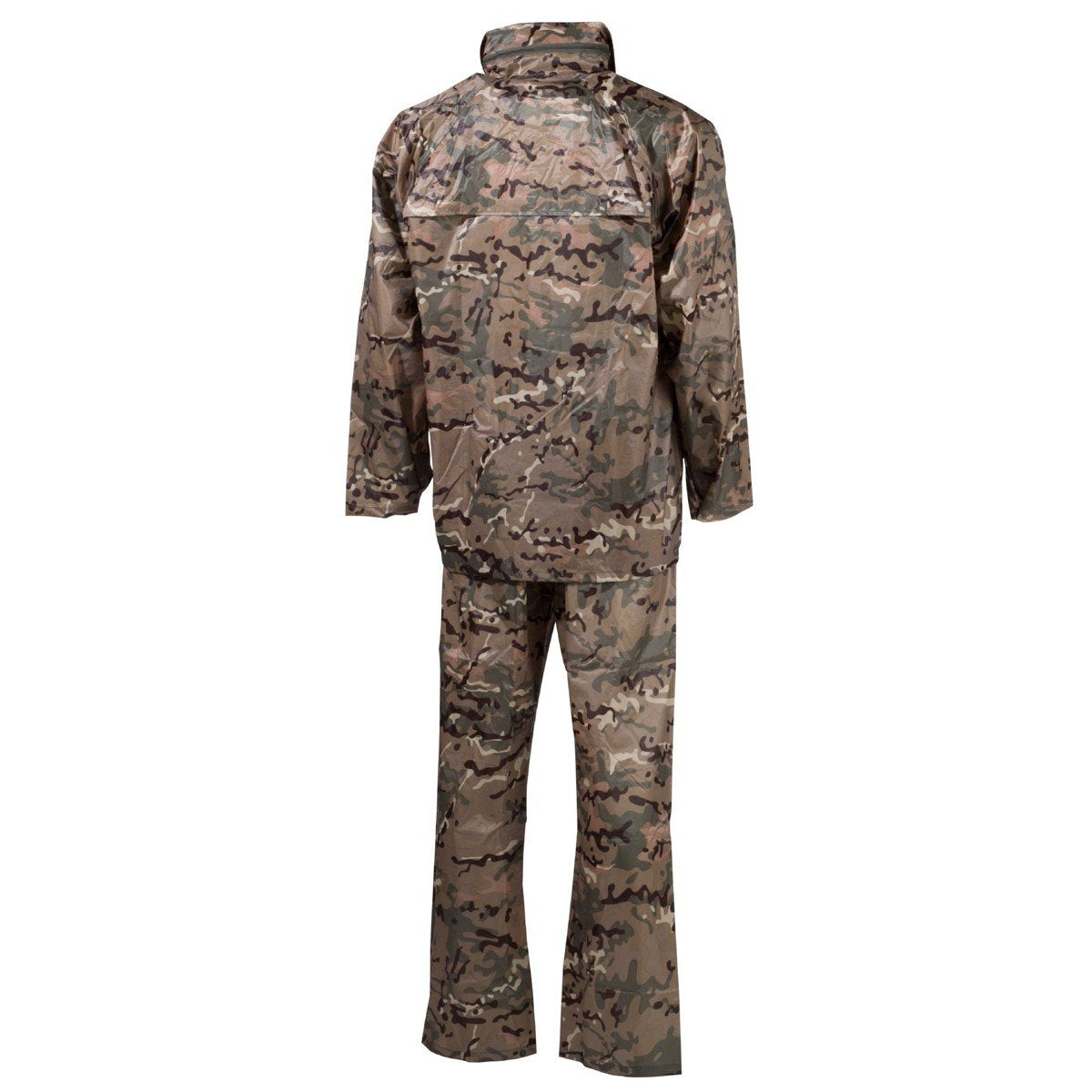 MFH Men’s 2-Piece Rain Suit – Operation Camo Waterproof Jacket & Pants