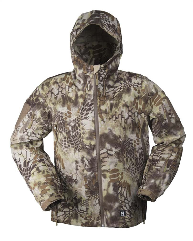 Mil-Tec Hardshell Jacket Mandra Tan Men’s Waterproof Breathable Outdoor