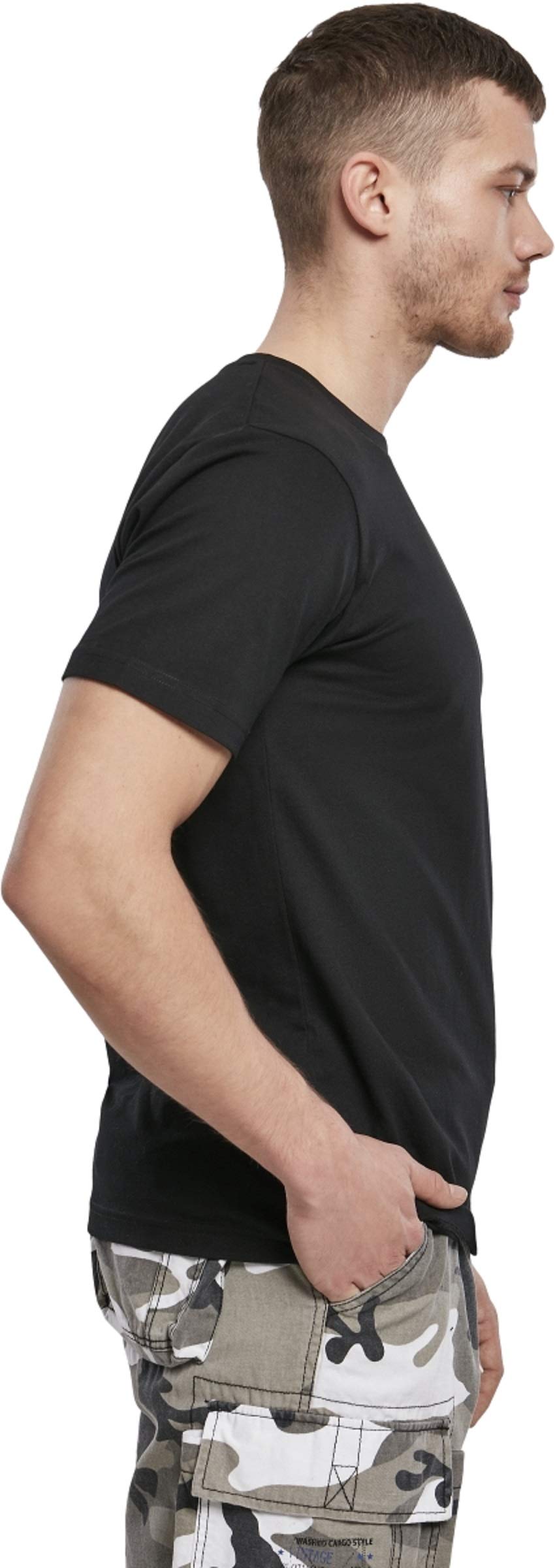 Brandit Men’s Black Cotton T-Shirt L | Casual, Training & Outdoor Wear