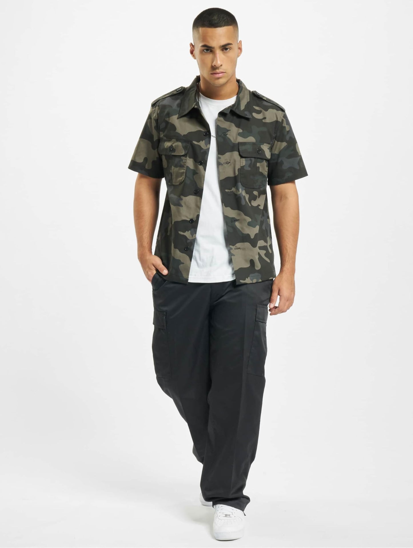 Brandit Men’s US Ranger Trousers Olive – Classic Military Cargo Pants