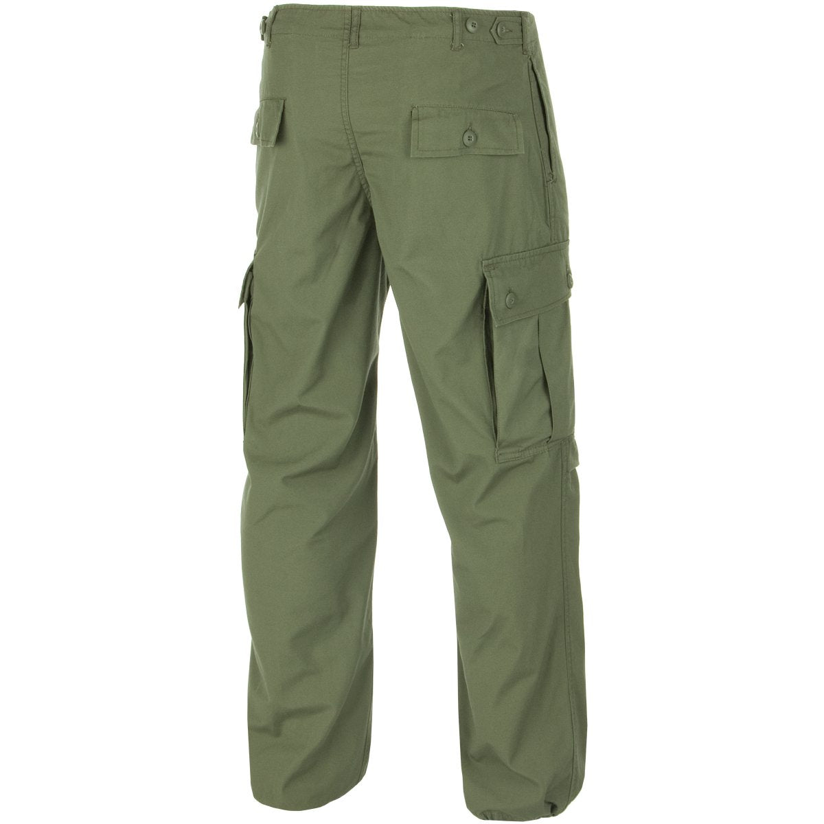 Teesar Men’s US Jungle Trousers M64 Vietnam Olive Military Fatigues