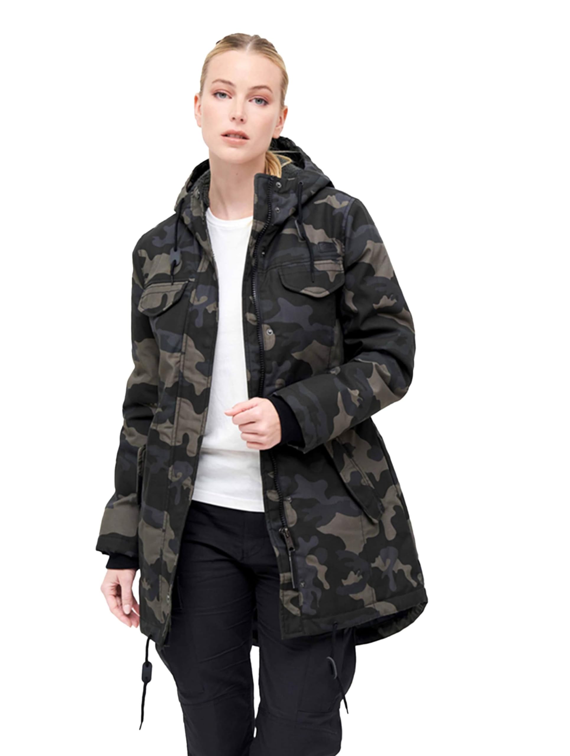 Brandit Women Marsh Lake Parka Dark Camo