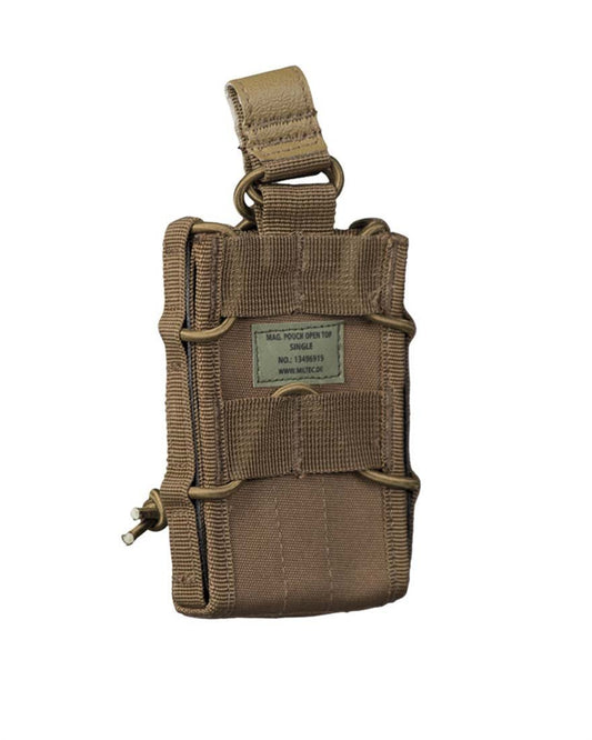 Mil-Tec Open Top Single MOLLE Utility Pouch – Dark Coyote