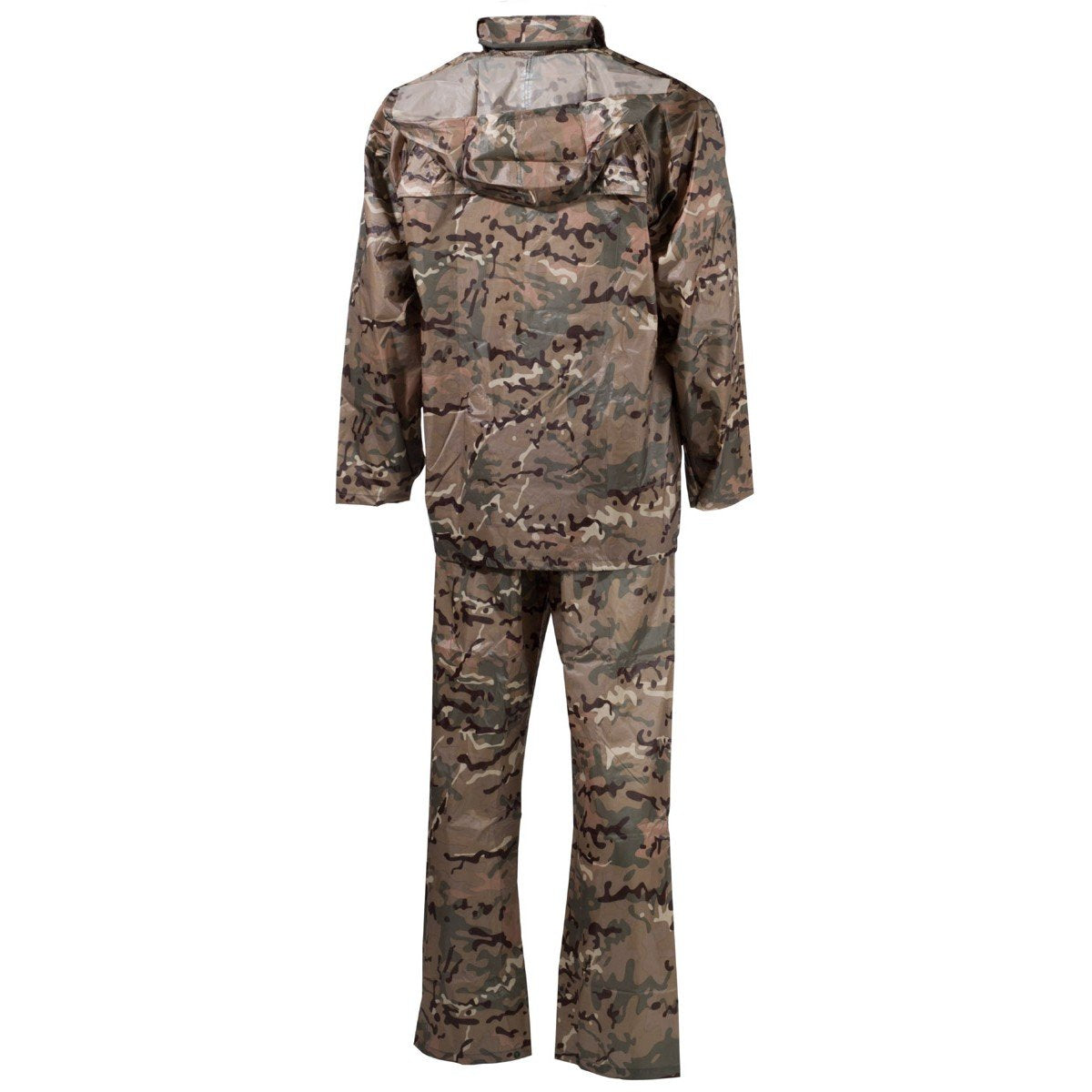 MFH Men’s 2-Piece Rain Suit – Operation Camo Waterproof Jacket & Pants