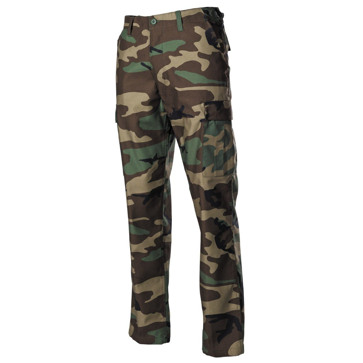 US Army BDU Combat Trousers – Woodland Camo Ripstop Pants 7XL