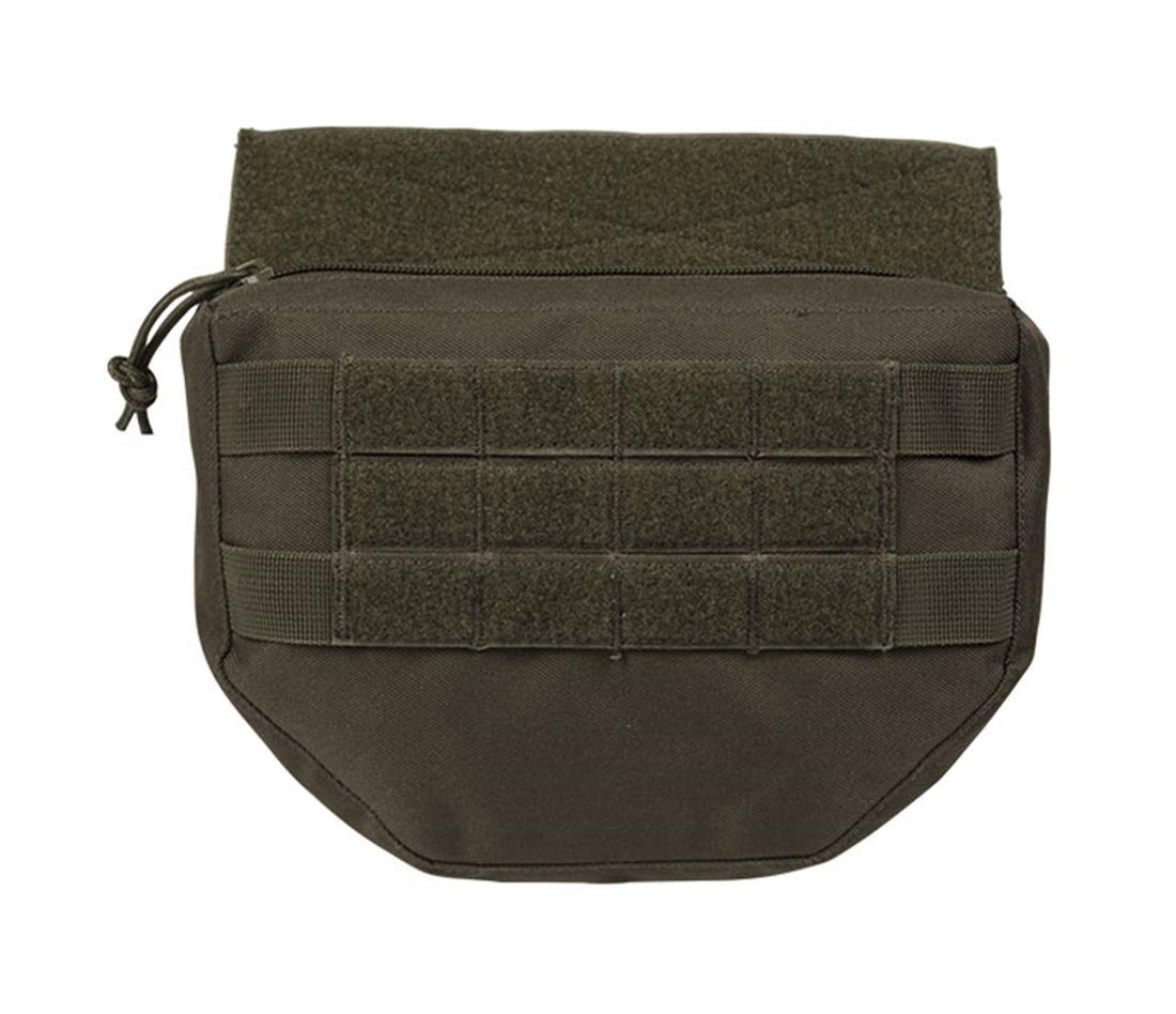 Mil-Tec Drop Down Pouch OD Green MOLLE Tactical Vest Utility