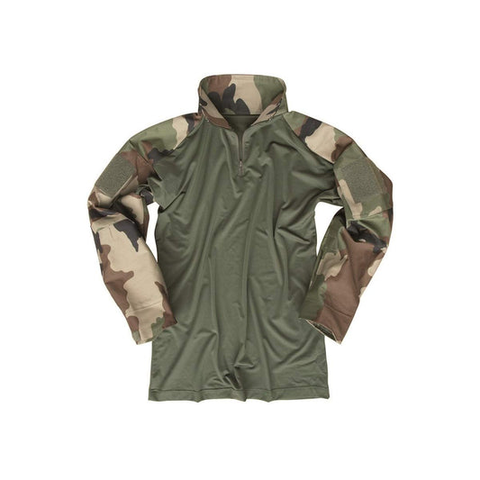 Mil-Tec Combat Shirt CCE Camo Tactical Military Long Sleeve Top