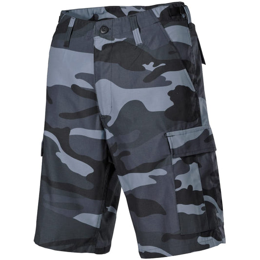 MFH US BDU Bermuda Shorts – Sky Blue Ripstop Tactical Summer