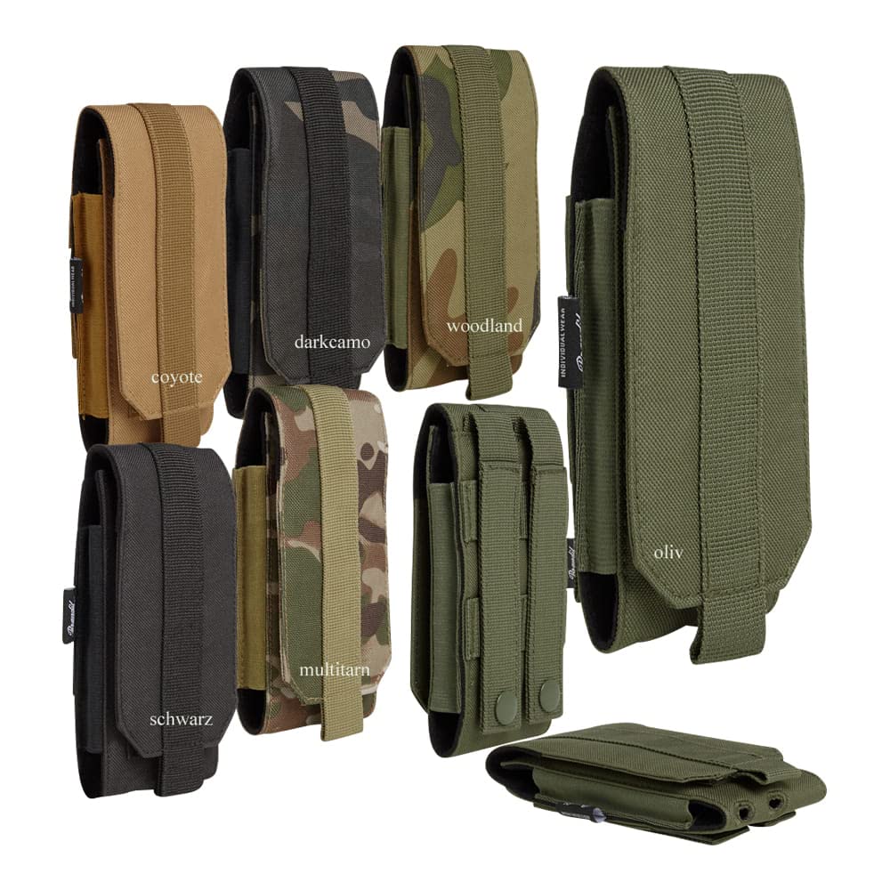 Brandit MOLLE Phone Pouch – Mobile Phone Case, Multiple Sizes & Colours
