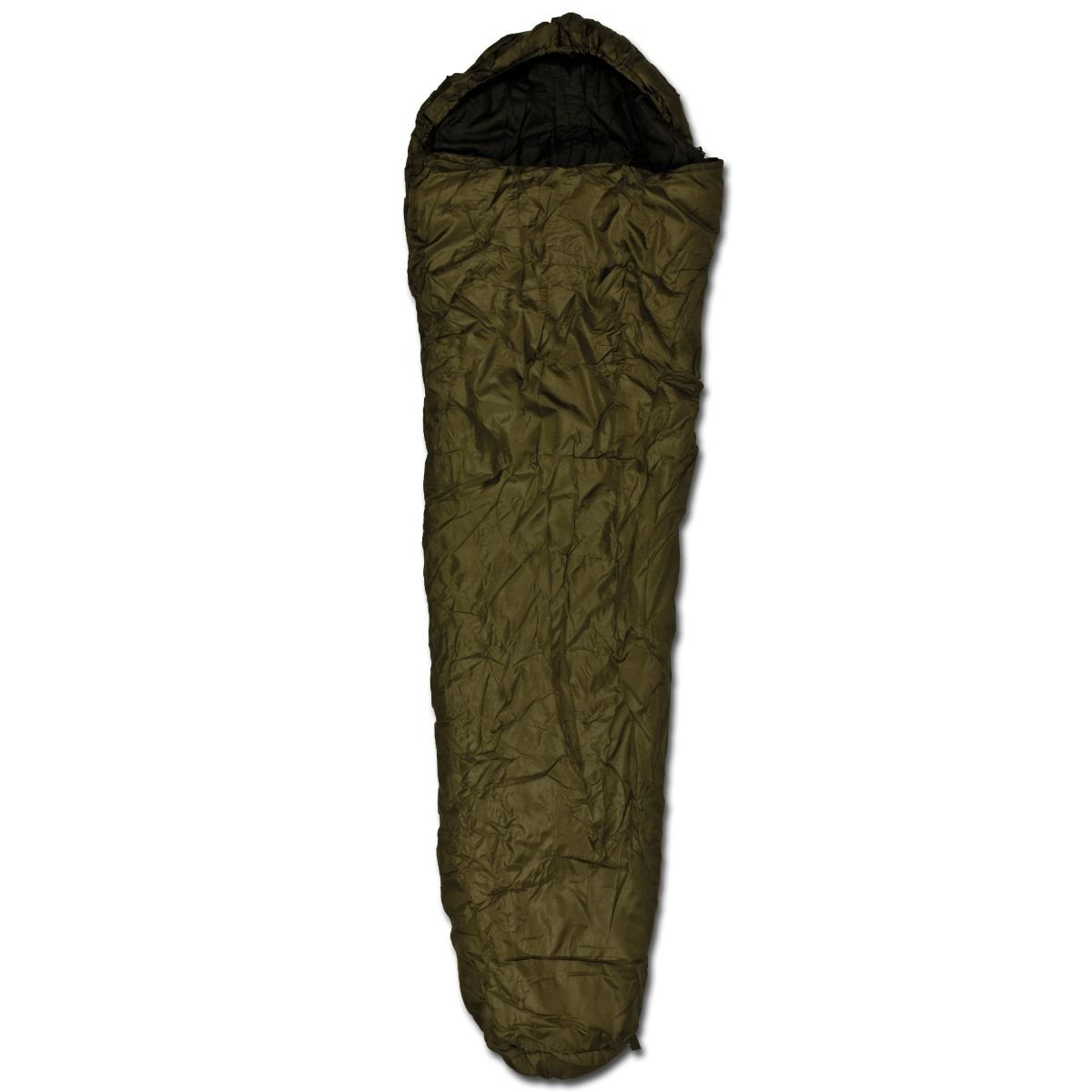 Mil-Tec 2-Layer Sleeping Bag OD Green – Warm Mummy Style All-Season Bag