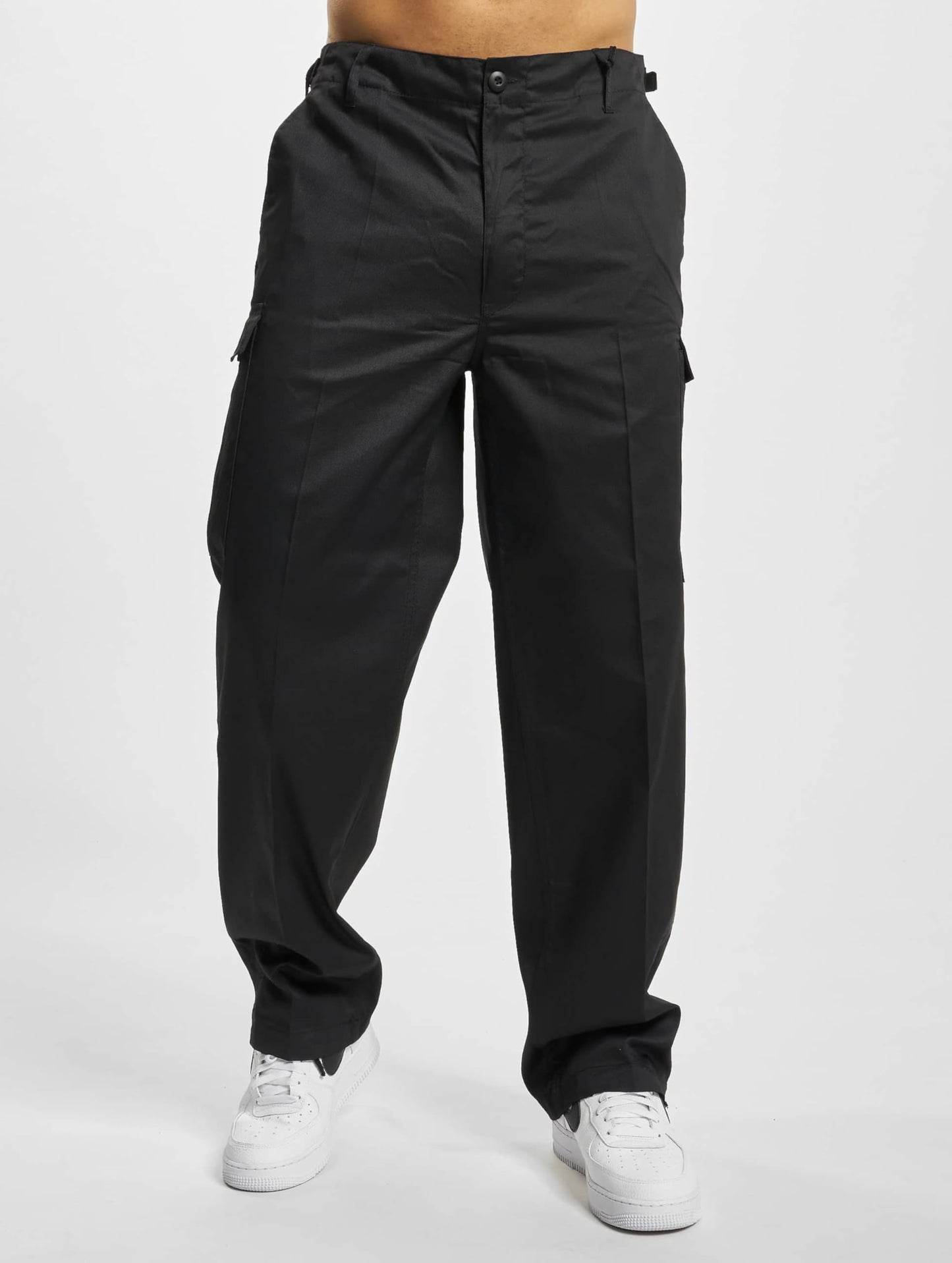 Brandit Men’s Security Ranger Trousers Black – Tactical Cargo Pants