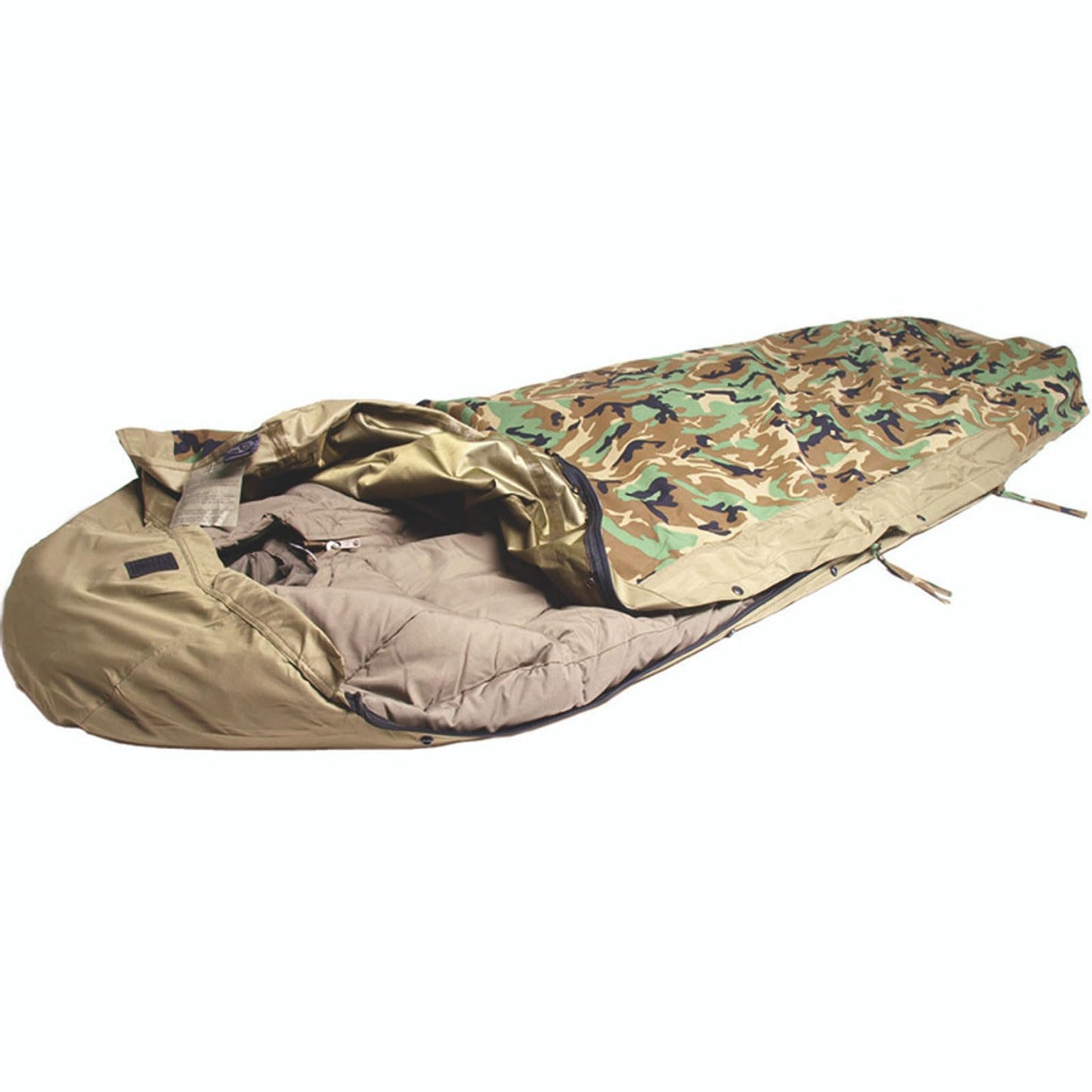Mil-Tec Trilaminate Sleeping Bag Cover – Waterproof Breathable Bivy Sack with Zip Closure