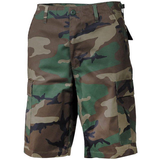 MFH Men's US BDU Bermuda Shorts Woodland