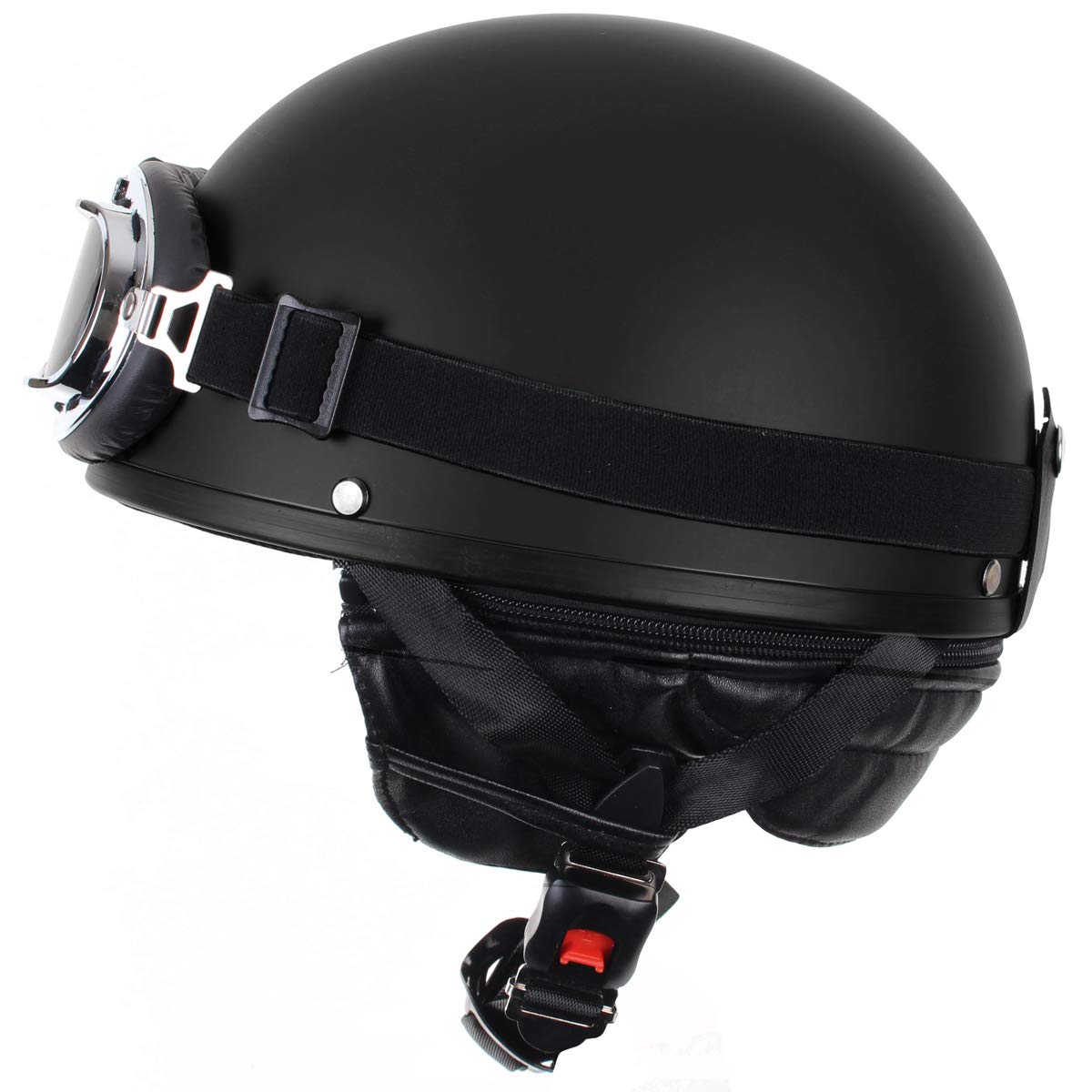 Mil-Tec Open Helmet with Goggles – Retro Display Helmet