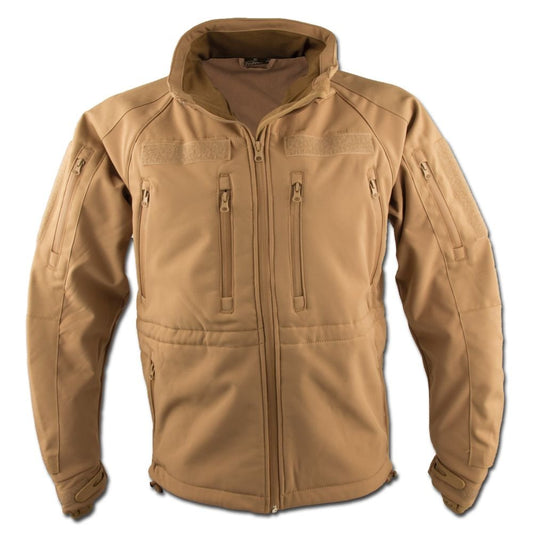Mil-Tec Softshell Plus Jacket Coyote Men’s Tactical Outdoor Windproof Large