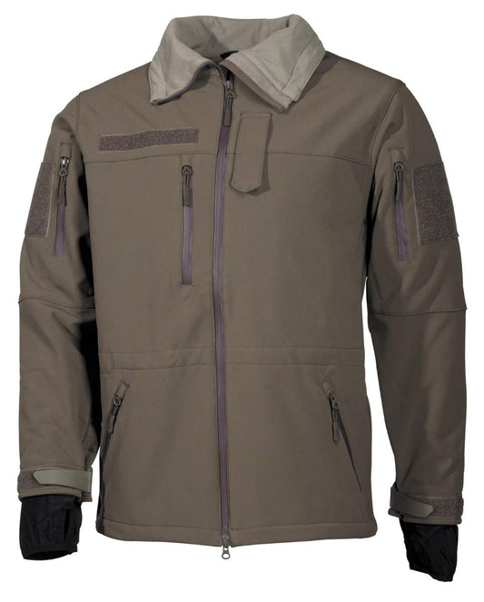 MFH High Defence Softshell Jacket – OD Green Tactical Outdoor Men’s