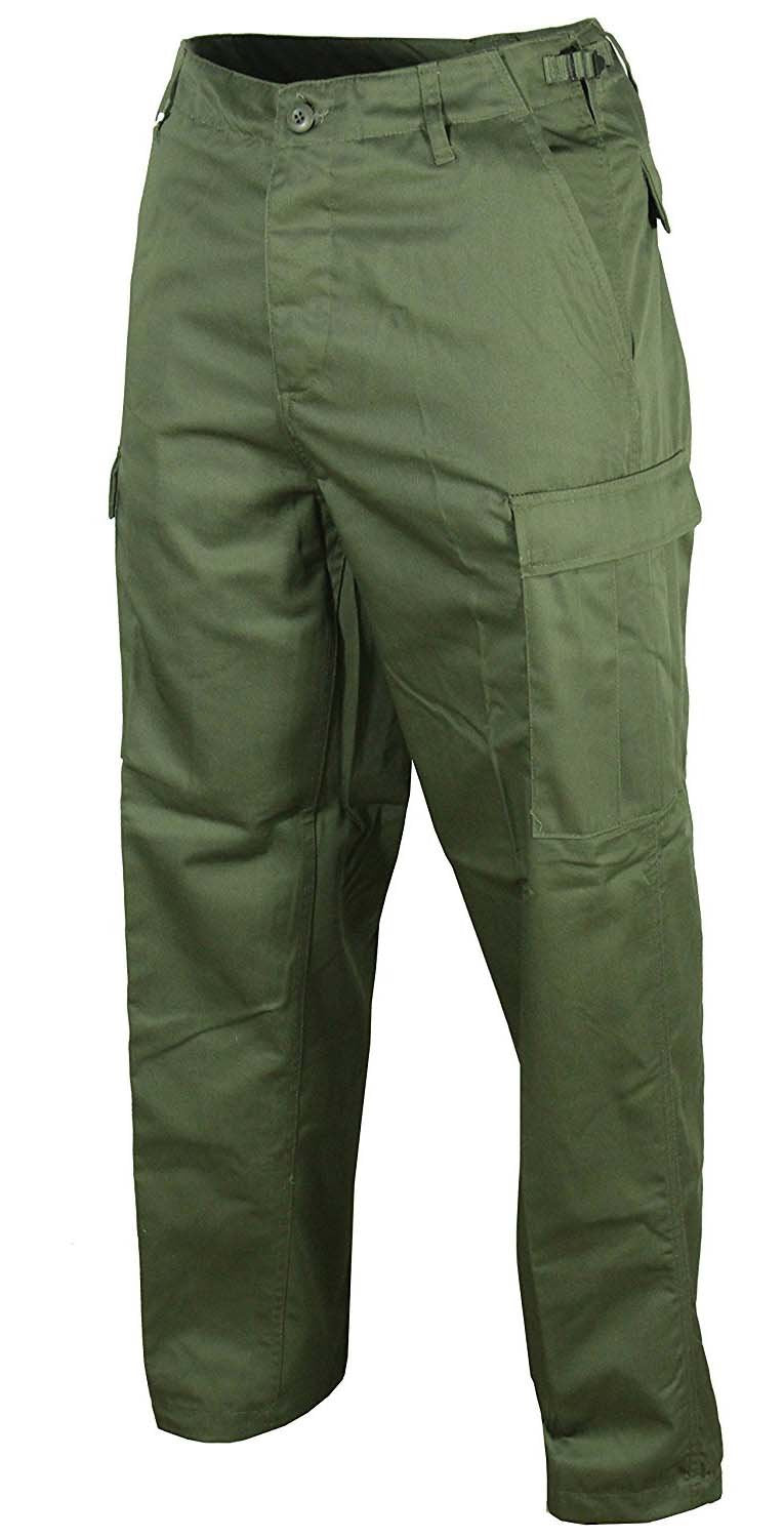 Mil-Tec Ranger BDU Field Pants Olive Drab Men’s Combat Trousers XL