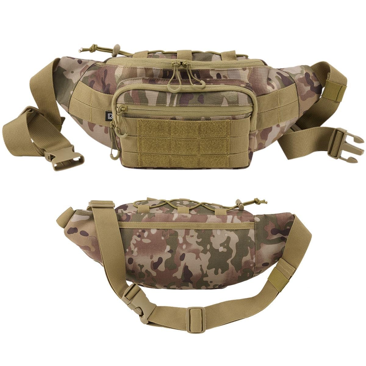 Brandit MOLLE Waistbelt Bag – Unisex Tactical Utility Hip Pack