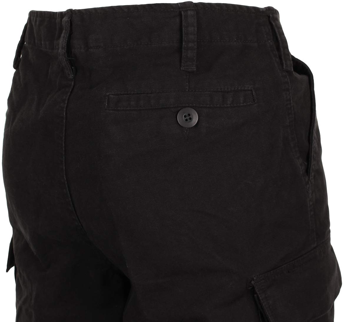 Mil-Tec German Prewash Moleskin Bermuda Black