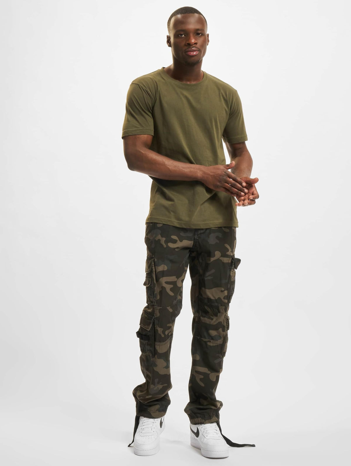 Brandit Pure Slim Fit Pants Dark Camo