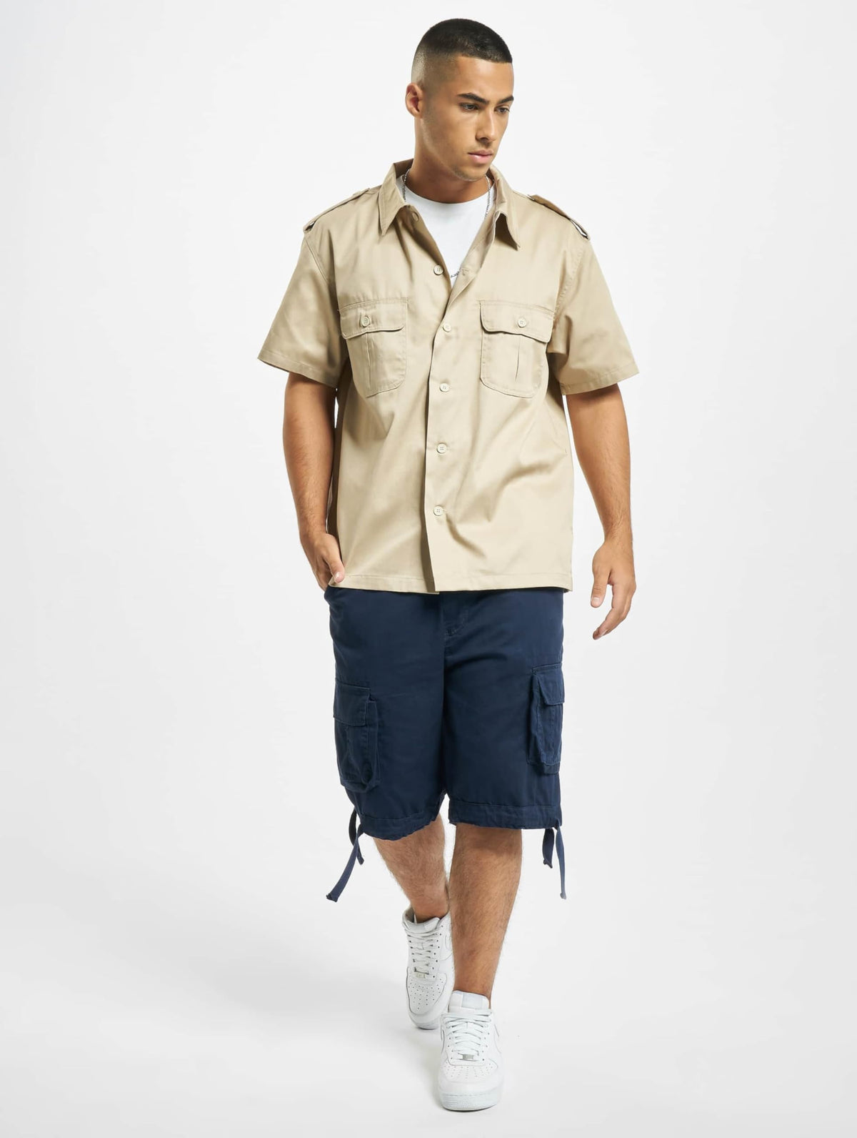 Brandit US Shirt Short Sleeve Beige