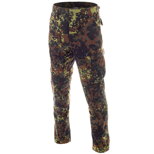 US BDU Combat Trousers – Flecktarn Ripstop Tactical Pants M
