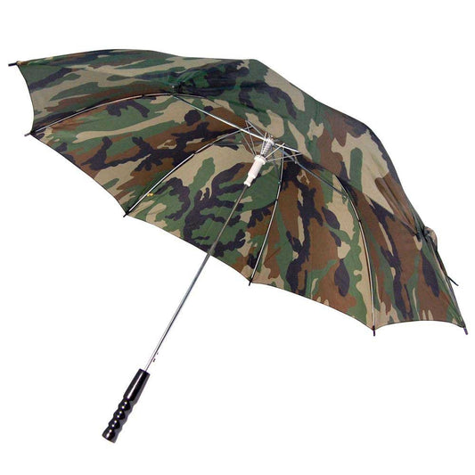 Mil-Tec Umbrella Woodland Camo 100% Polyester PU Coated Regular Size