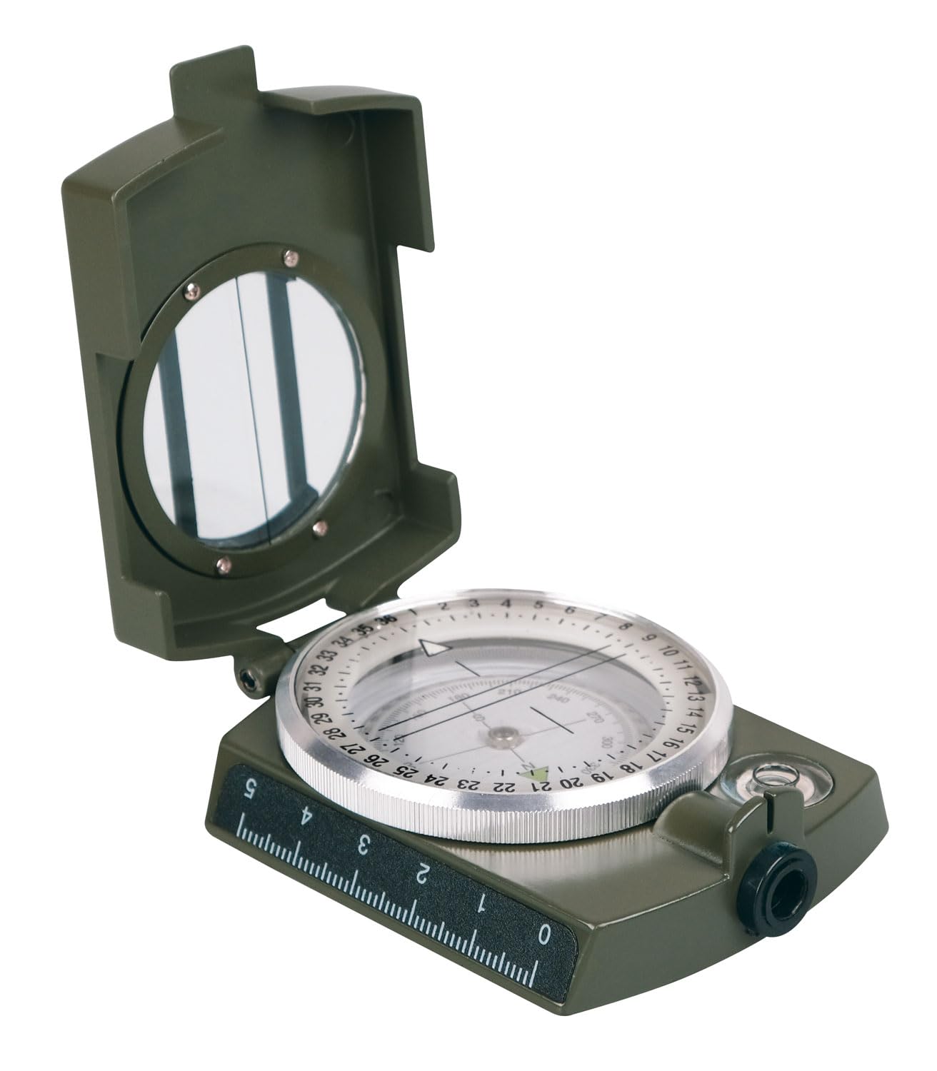 Mil-Tec Black Compass – Compact Unisex Outdoor Navigation Tool 85×60mm