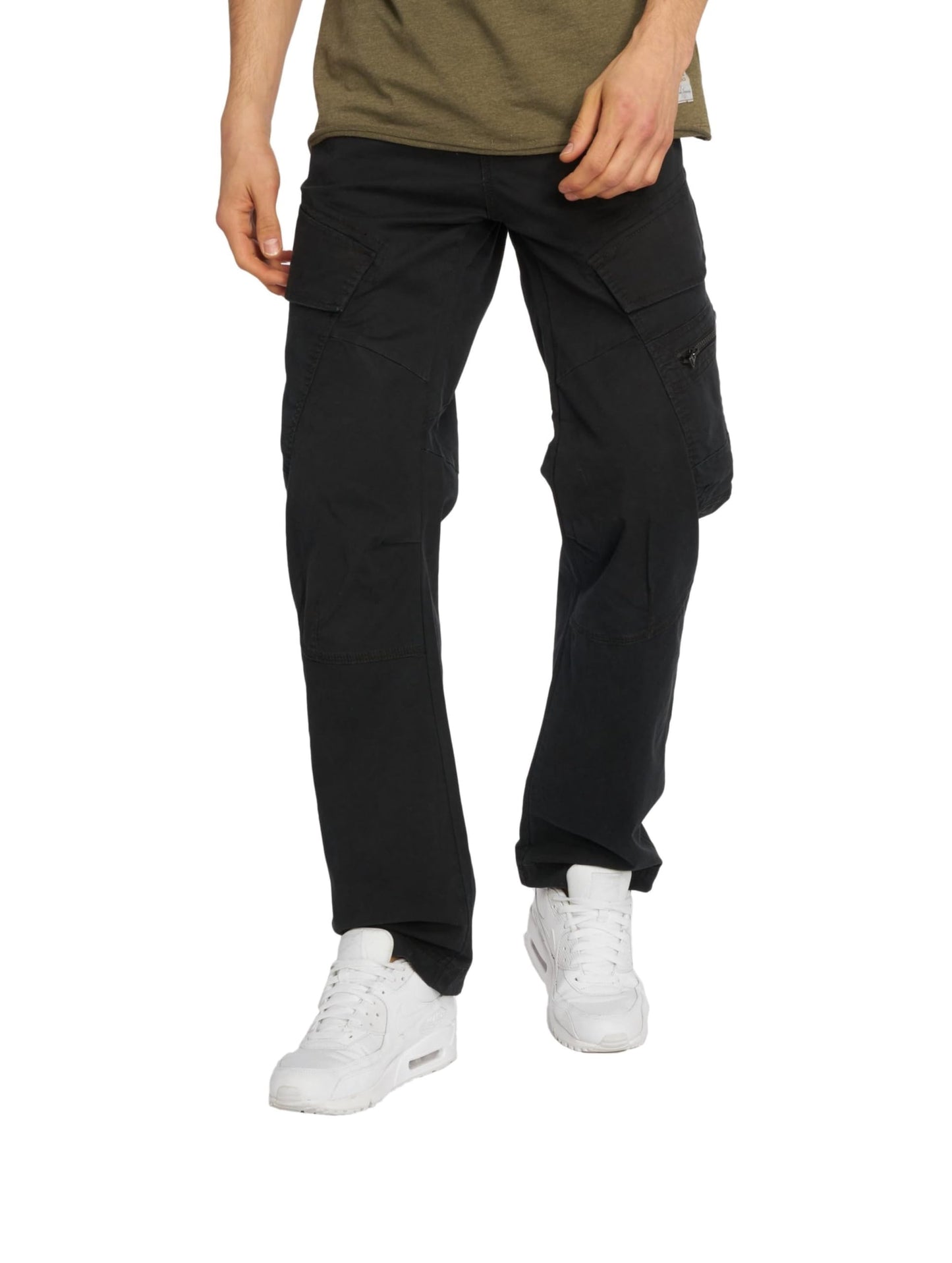 Brandit Men’s Adven Slim Fit Trousers Olive – Outdoor Cargo Pants