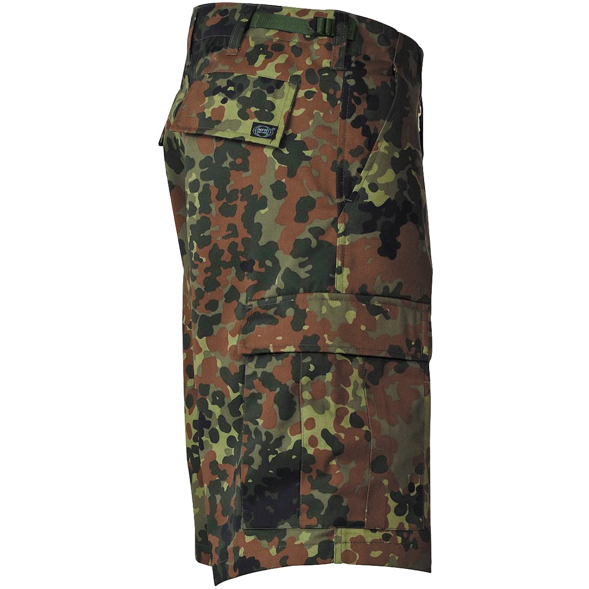 MFH US BDU Bermuda Shorts – Flecktarn Camo Ripstop Tactical