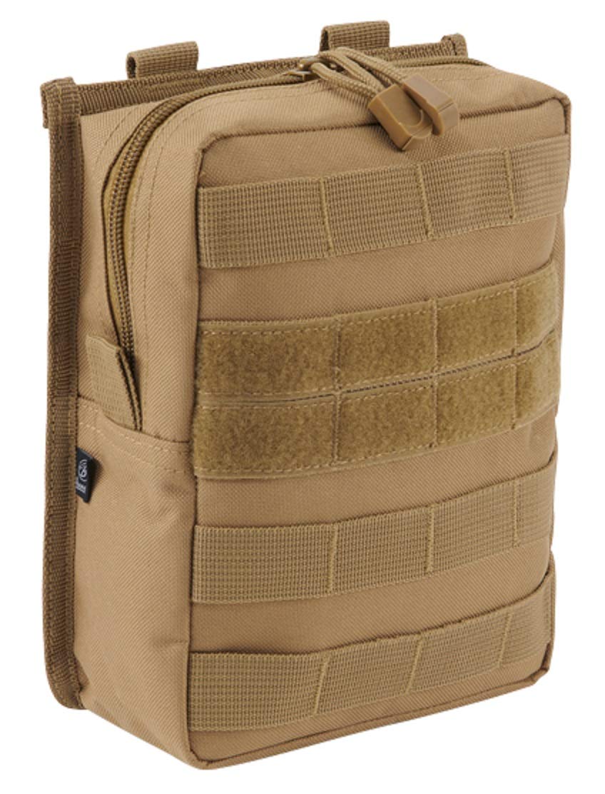 Brandit MOLLE Pouch – Snake Camo, Unisex Tactical Utility Accessory Bag