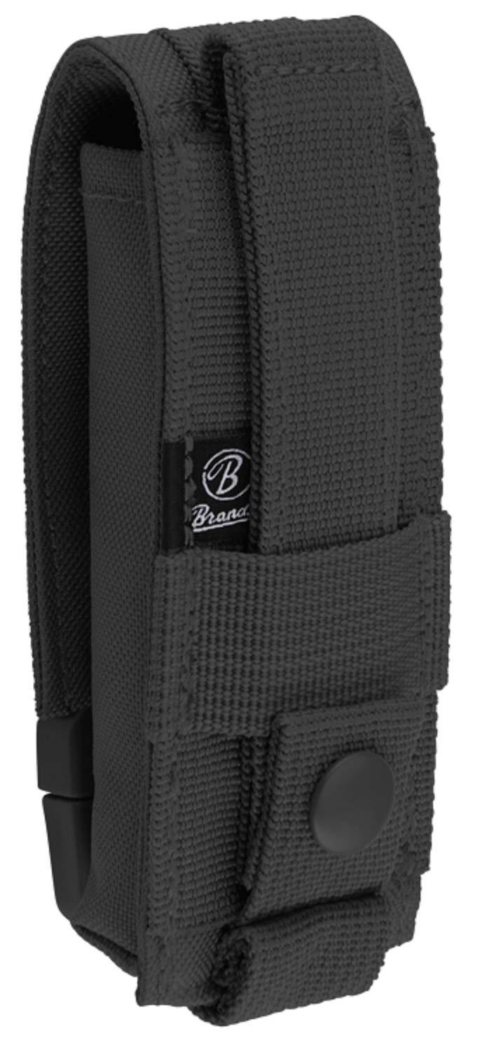 Brandit MOLLE Multi Pouch – Medium, Black, Tactical Utility Accessory Bag