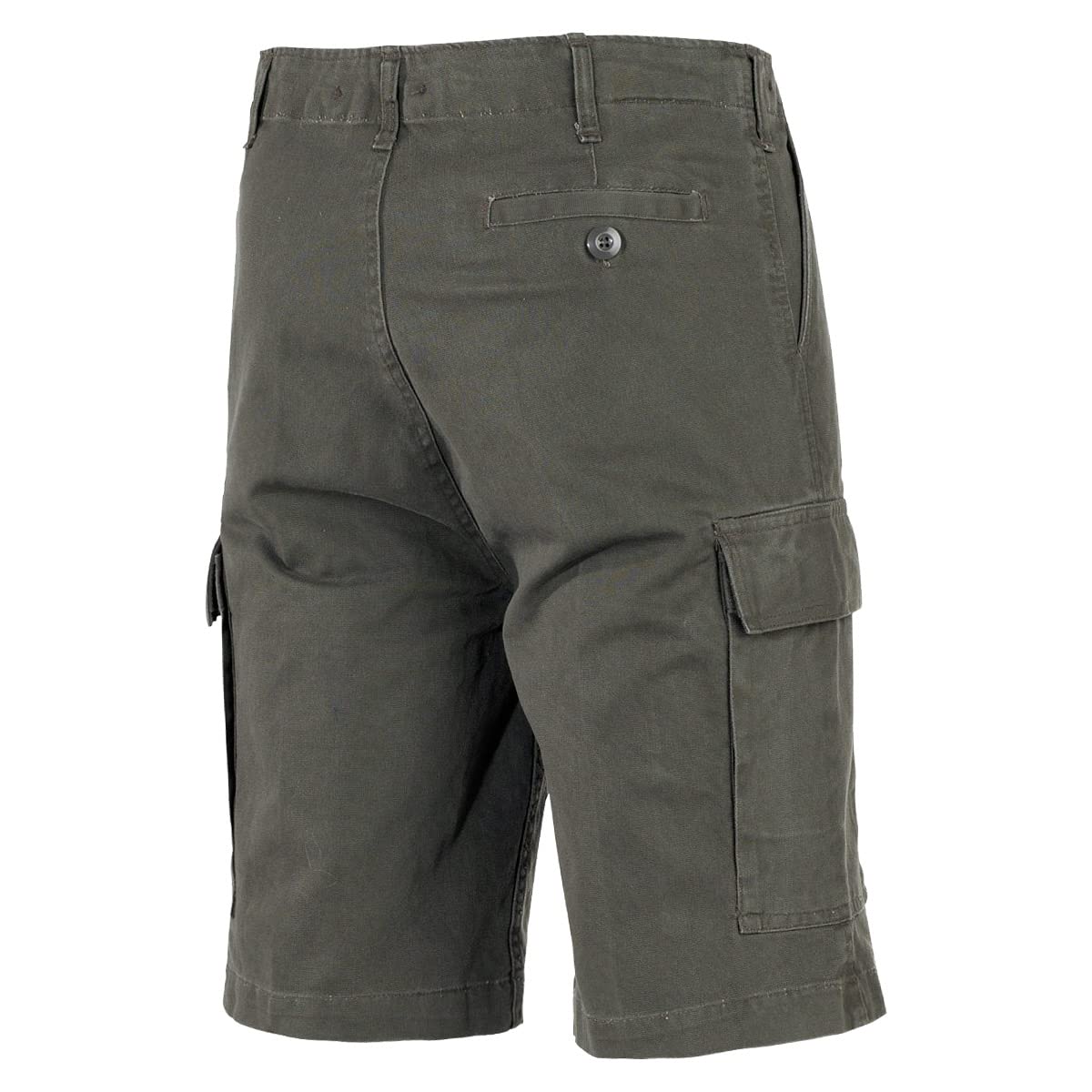 MFH German Army Moleskin Bermudas Green-stonewashed