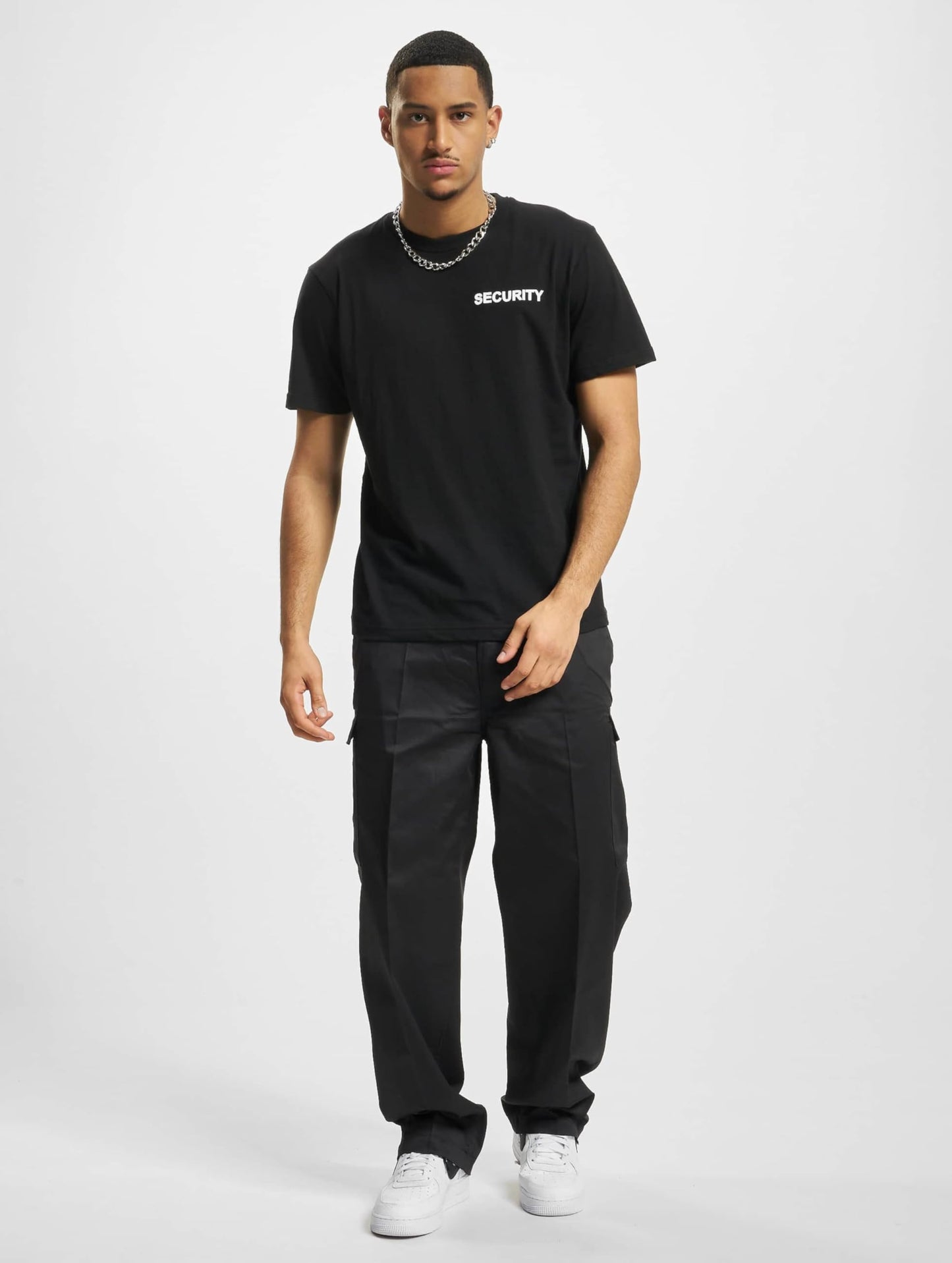 Brandit Men’s Security Ranger Trousers Black – Tactical Cargo Pants
