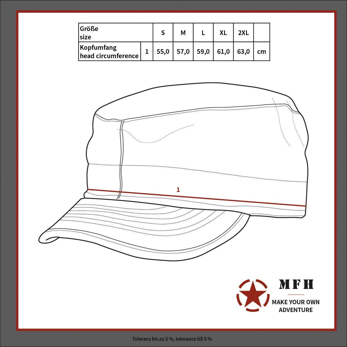MFH US BDU Field Cap Ripstop Tiger Stripe