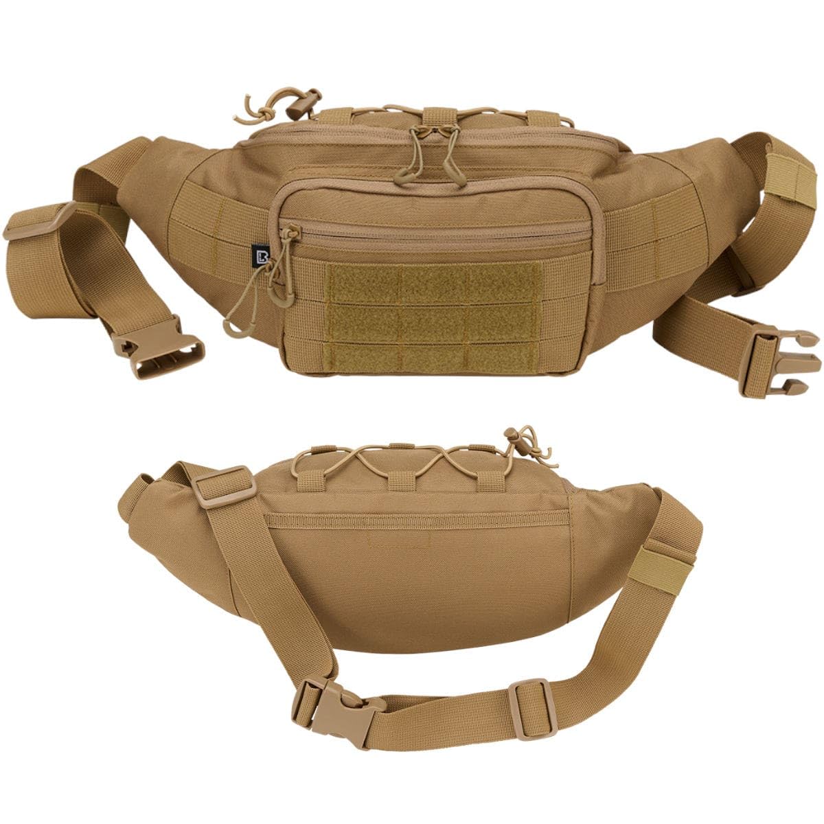 Brandit MOLLE Bum Bag – Tactical Waist Pack, Durable Utility Hip Bag