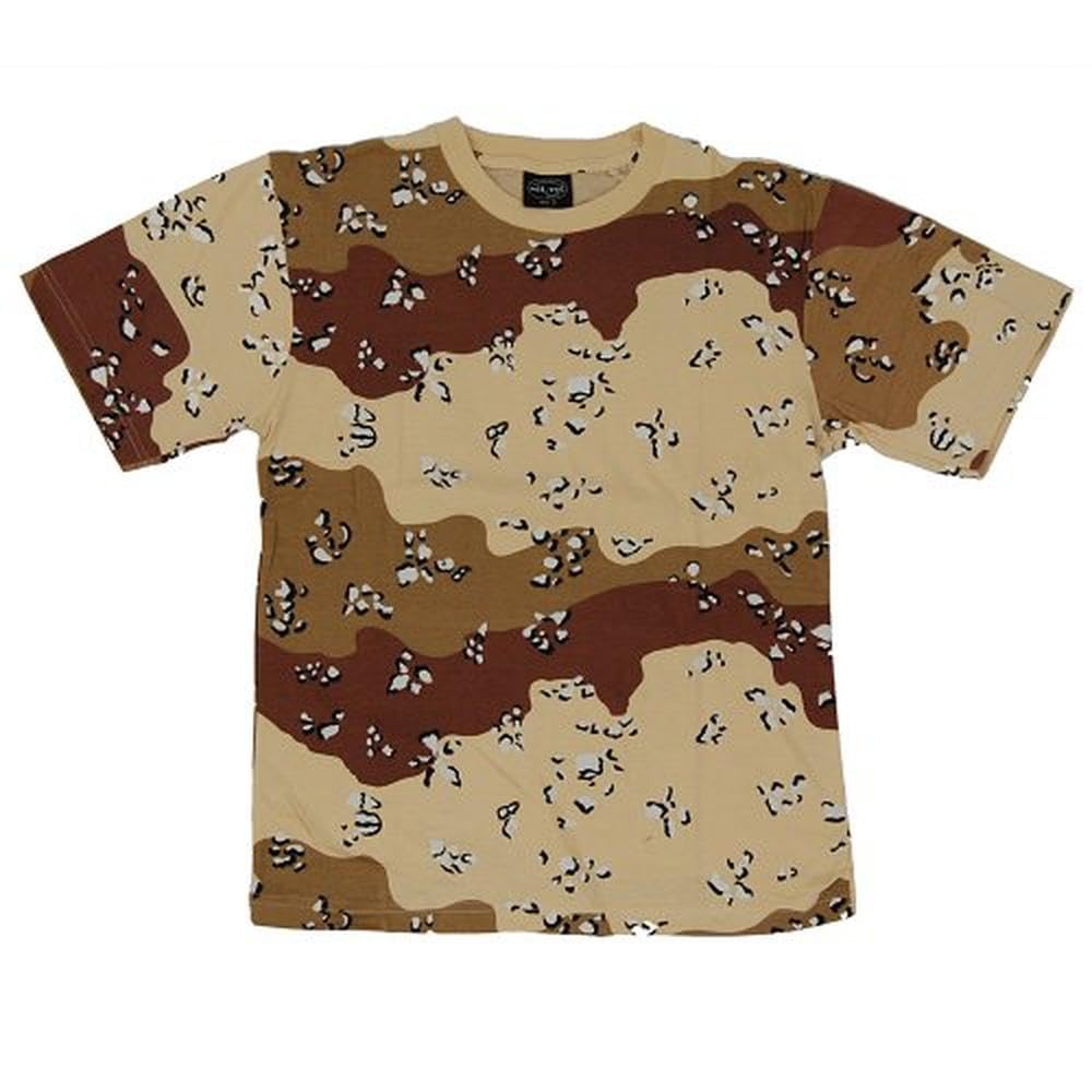 Swedish M90 Splinter Camo T-Shirt Cotton Crew Neck Military Style XL