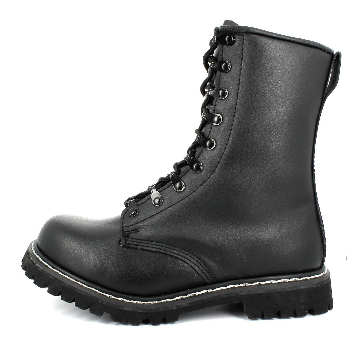 Mil-Tec German Army Paratrooper Boots Black Leather Combat Size 14 US