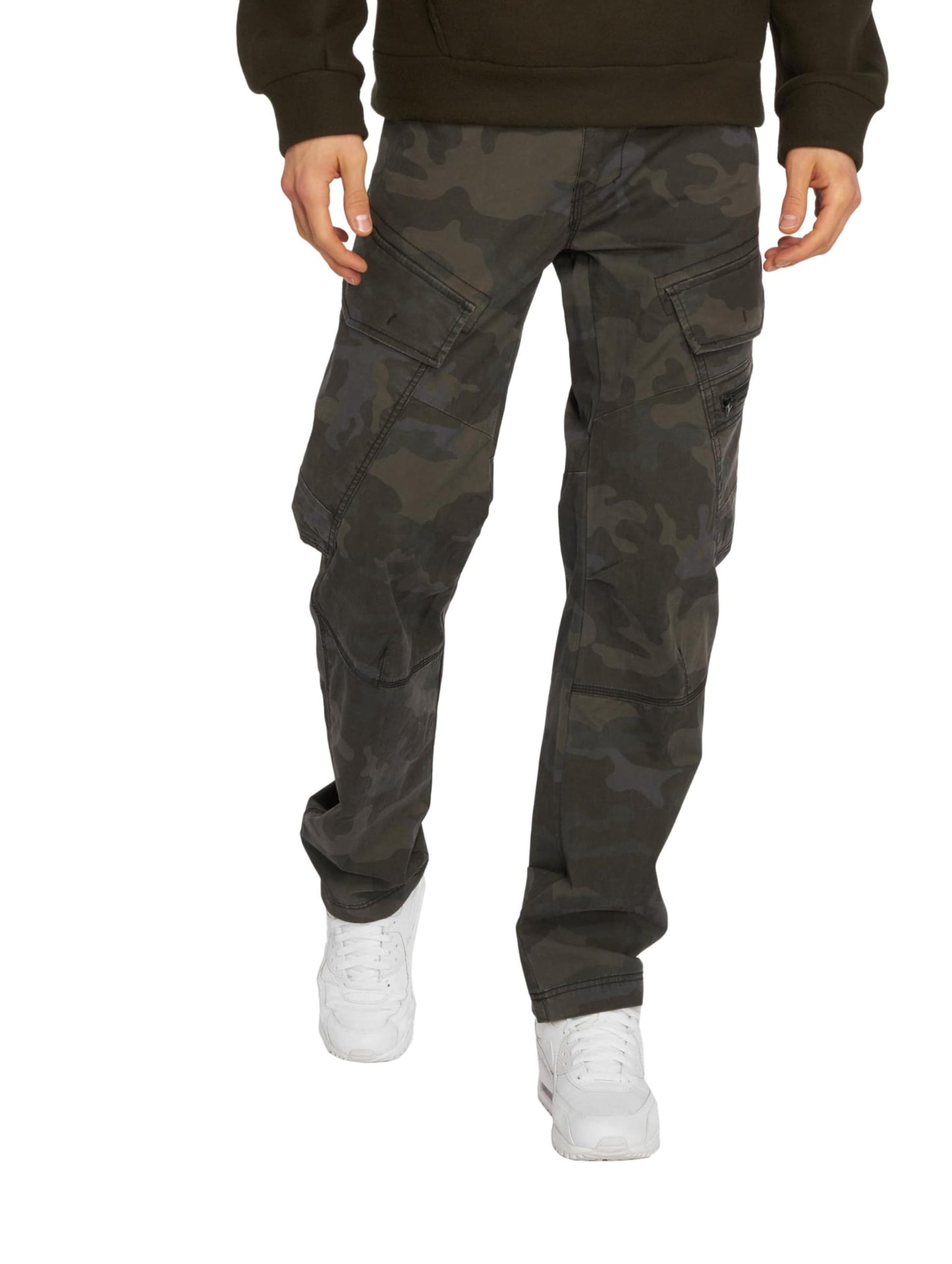 Brandit Men’s Adven Slim Fit Trousers Olive – Outdoor Cargo Pants