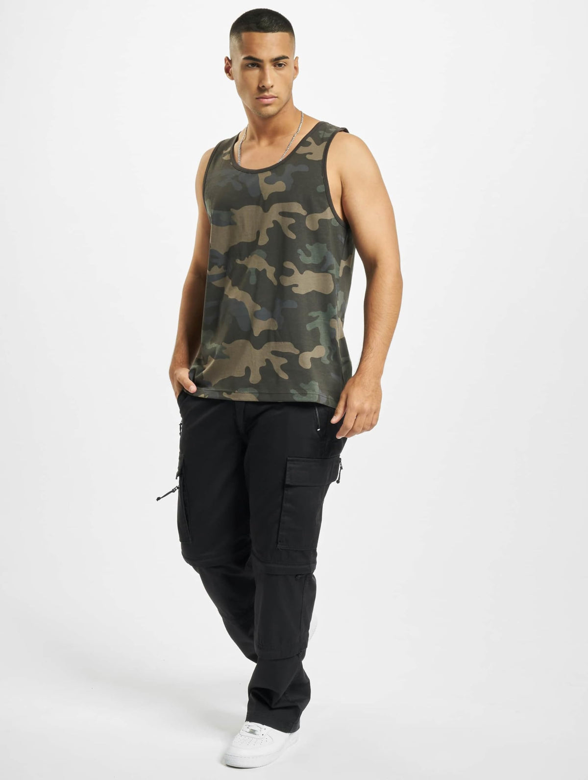 Brandit Tank Top Dark Camo