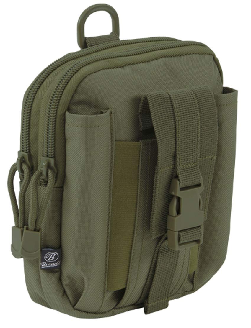 Brandit MOLLE Functional Pouch – Olive Green, Tactical Utility Accessory Bag