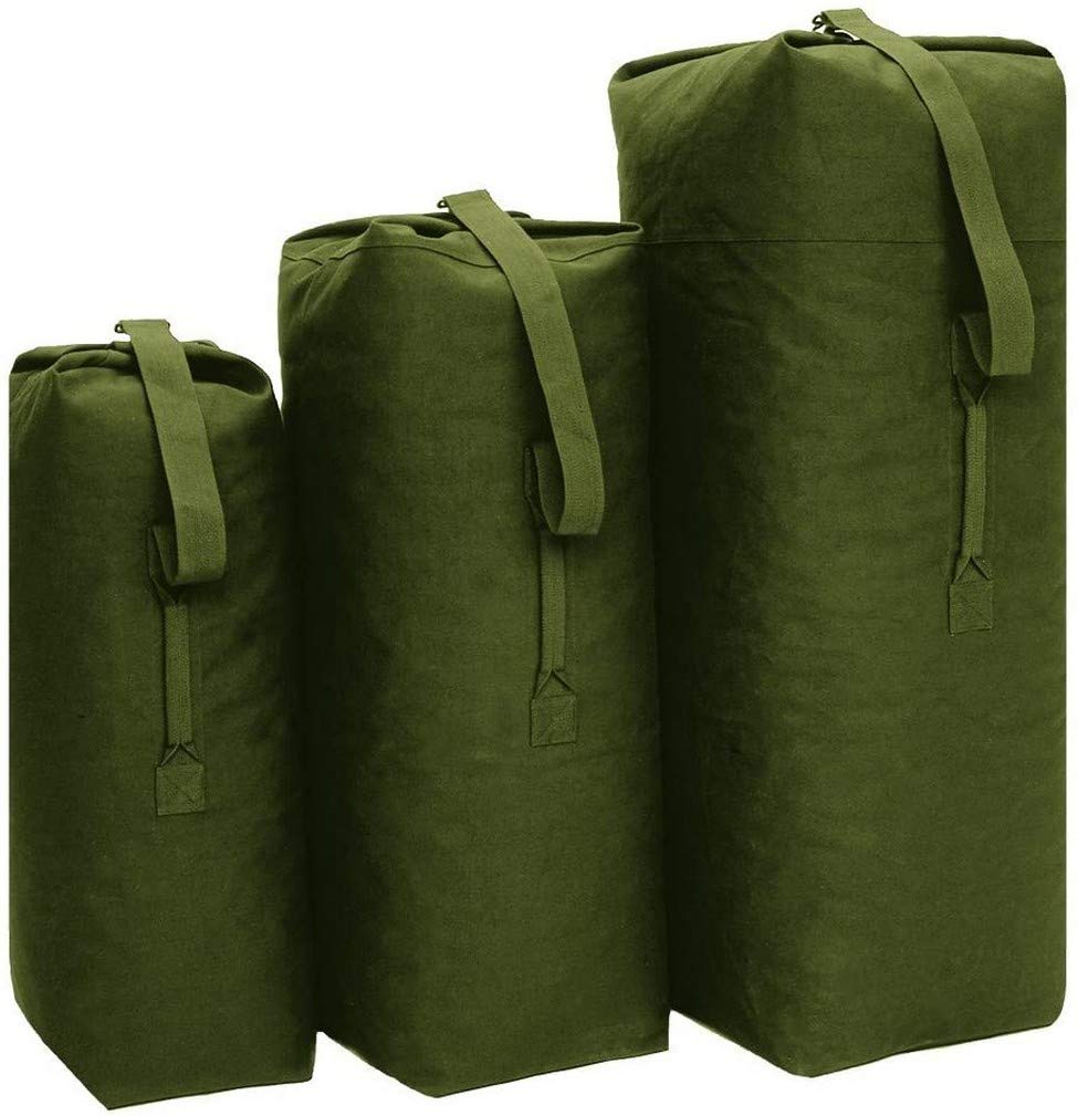 Mil-Tec Small US Cotton Duffle Bag 55L Olive