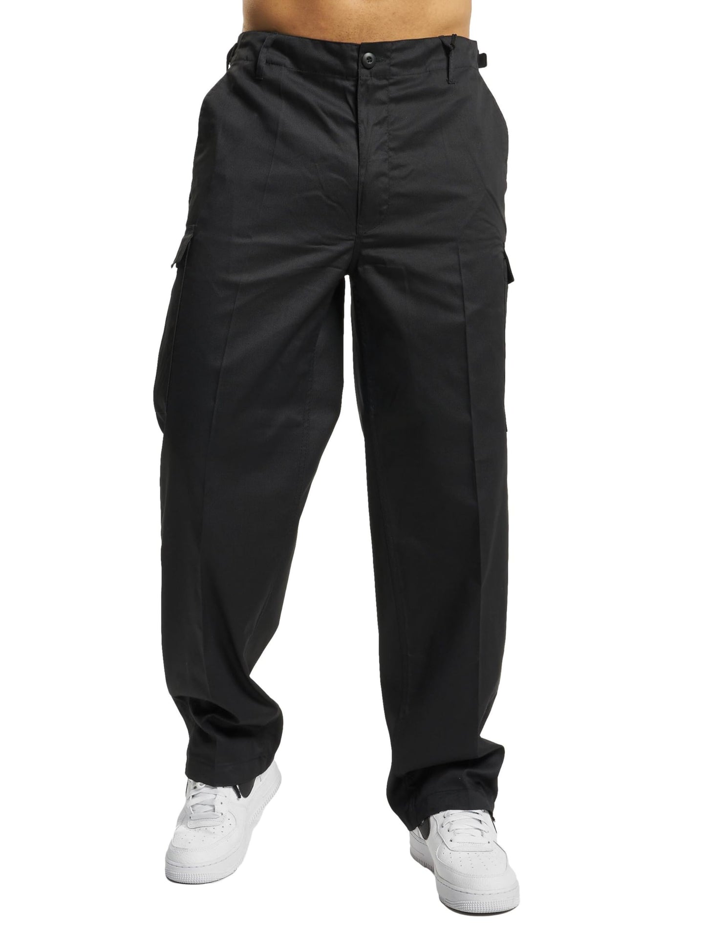 Brandit Men’s Security Ranger Trousers Black – Tactical Cargo Pants