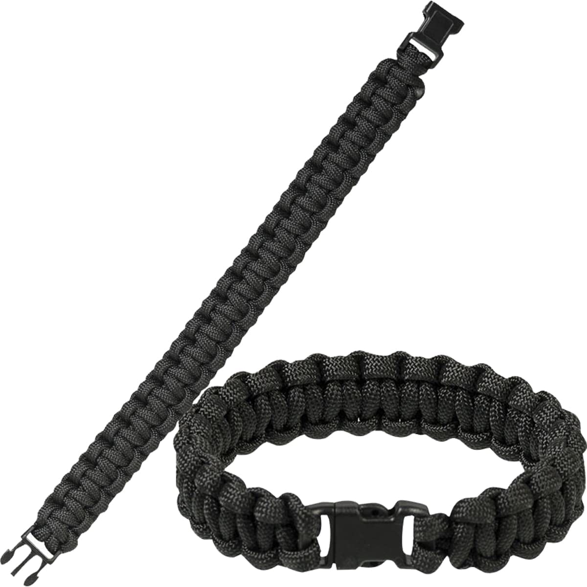 Mil-Tec 15MM Para Brac. with Plastic Closure Black