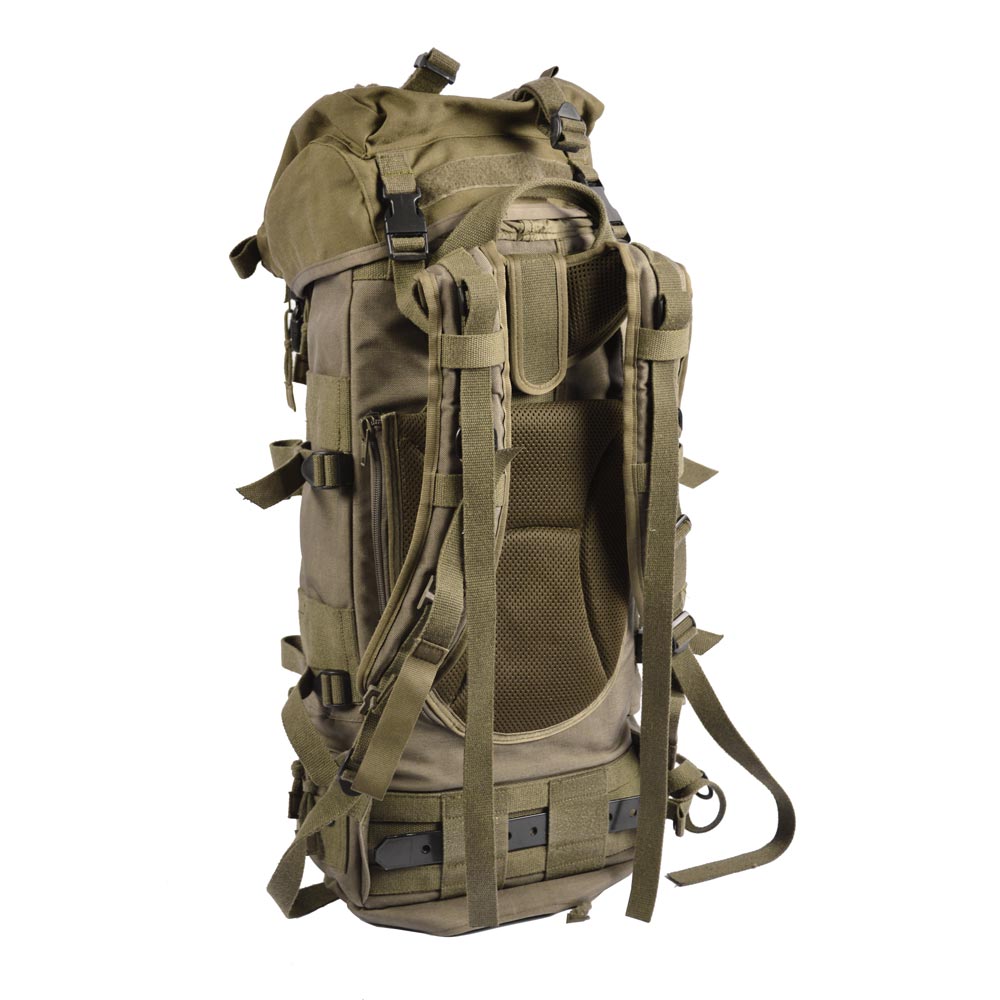 Original Austrian Army Backpack with Carrying System Green – Used