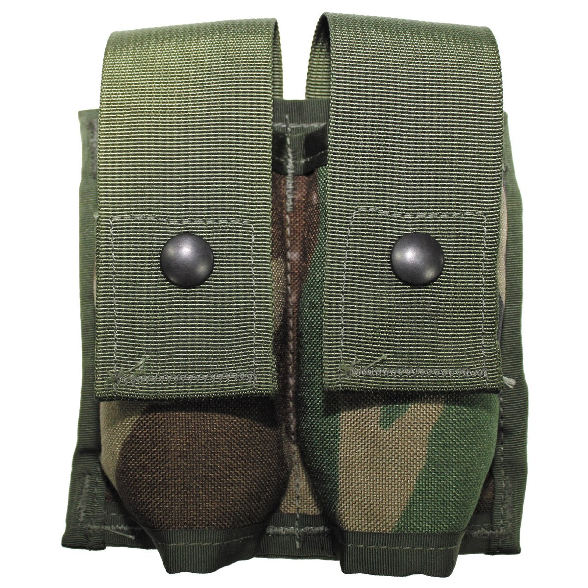 Original US Army Bullet Pouch MOLLE Woodl. Orig. Woodland – Used